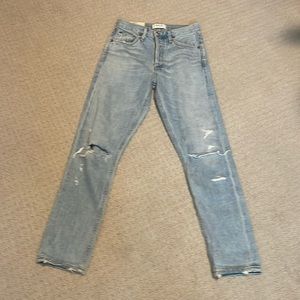 NWT Agolde Jamie High Rise Classic Shakedown Jeans- Size 23